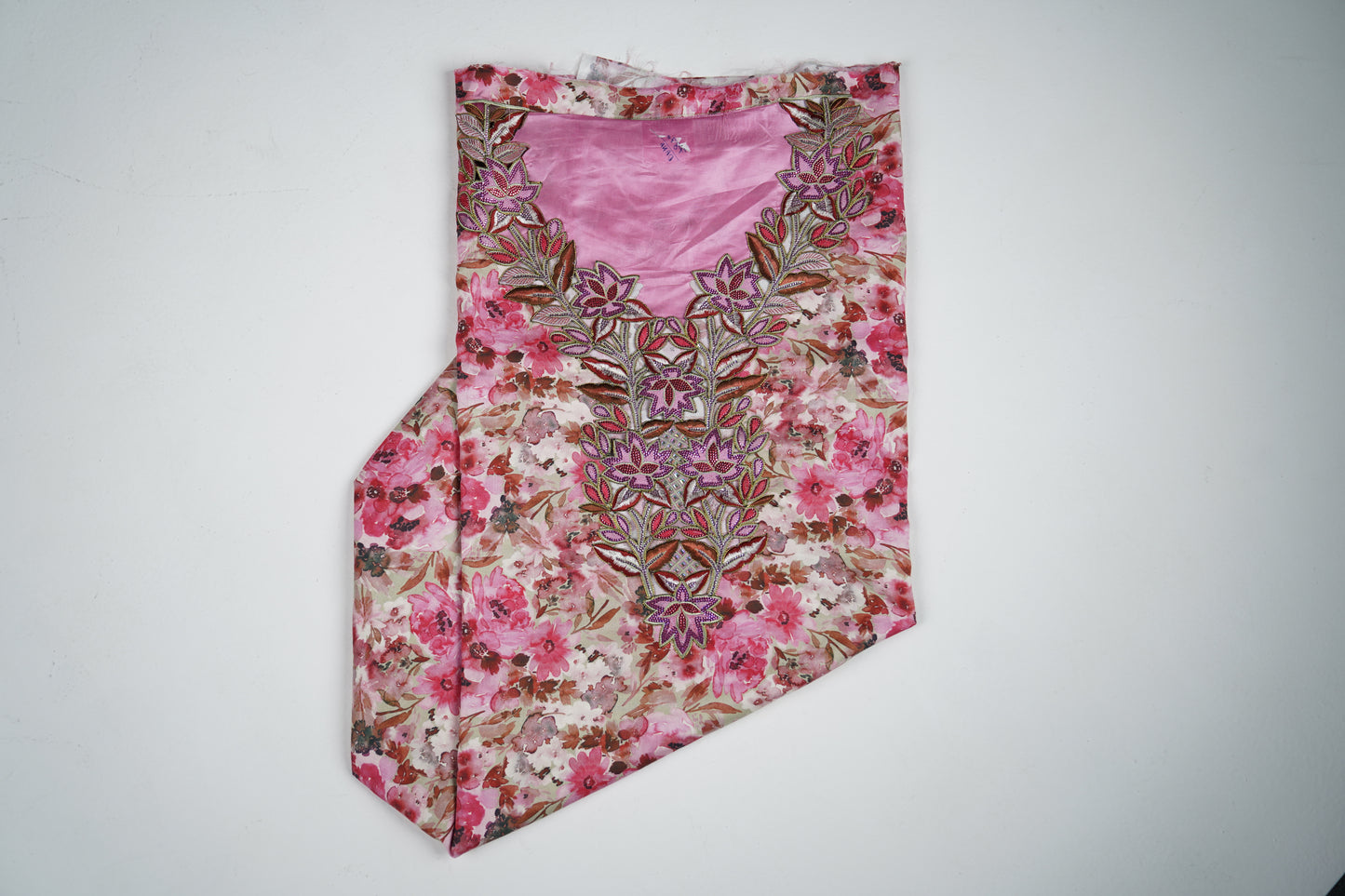 Rose Sauvage | Wild Bloom Embroidered Fabric