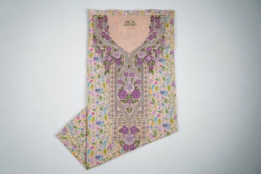 Jardin Lilas | Spring Garden Lilac Embroidered Dress