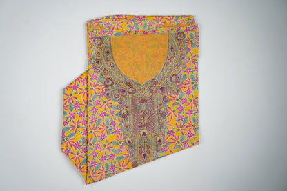 Piece No. 74 – Soleil d’Or | Golden Sun Floral Embroidered Dress