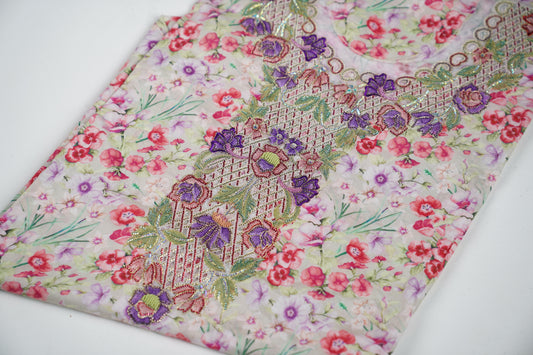 Bel Jardin Amoureux | Lilac and  Pink Floral