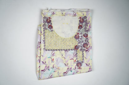 Bel Lilas Doré |  Golden and Lilac Embroidery