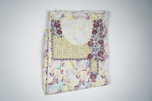 Bel Lilas Doré |  Golden and Lilac Embroidery
