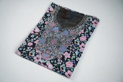 Éclat Noir | Midnight Grace Embroidered Dress