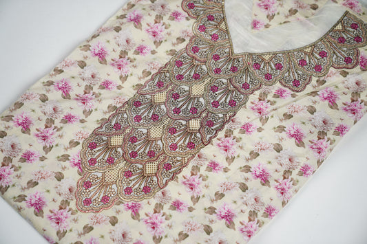 Bel Magnolia | Gold and Fuchsia Accents